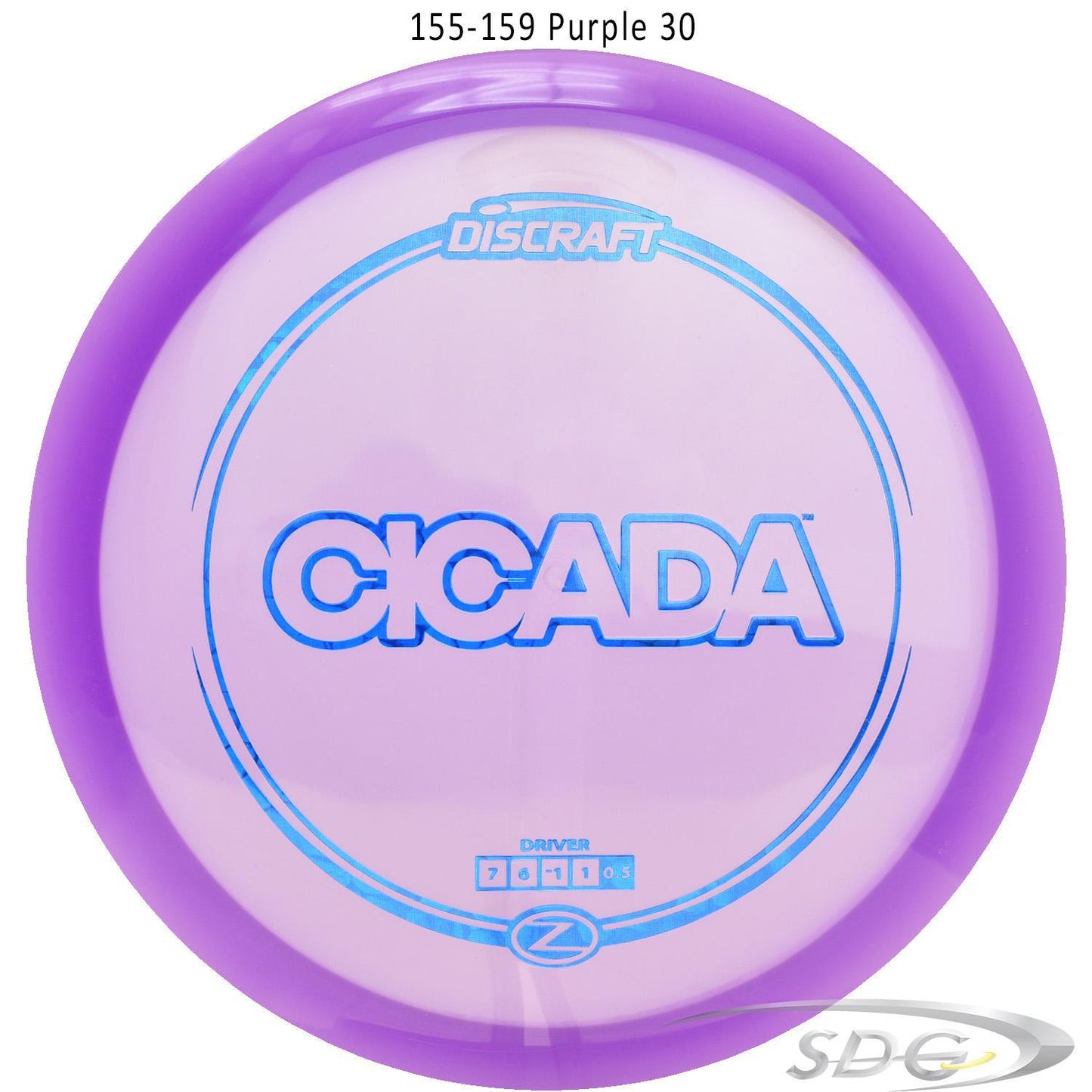 discraft-z-line-cicada-disc-golf-fairway-driver 155-159 Purple 30 