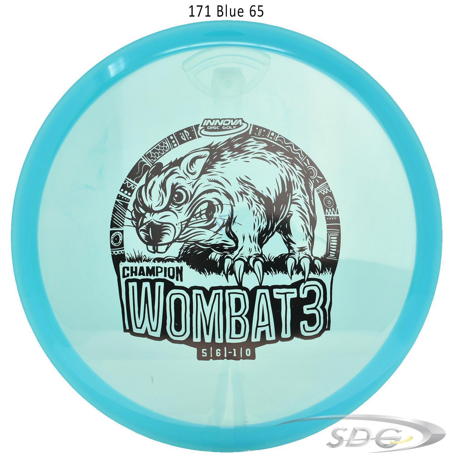 innova-champion-wombat3-disc-golf-mid-range 171 Blue 65 