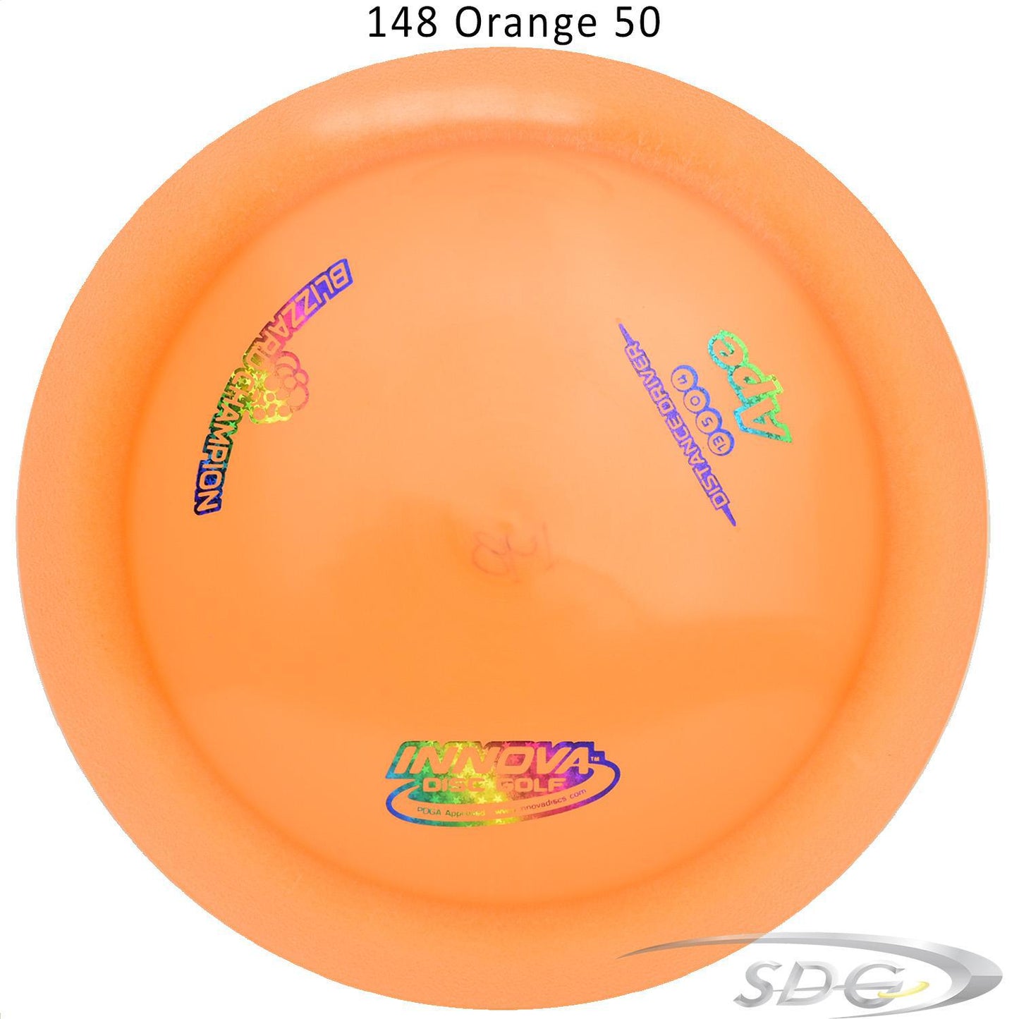 innova-blizzard-champion-ape-disc-golf-distance-driver 148 Orange 50 