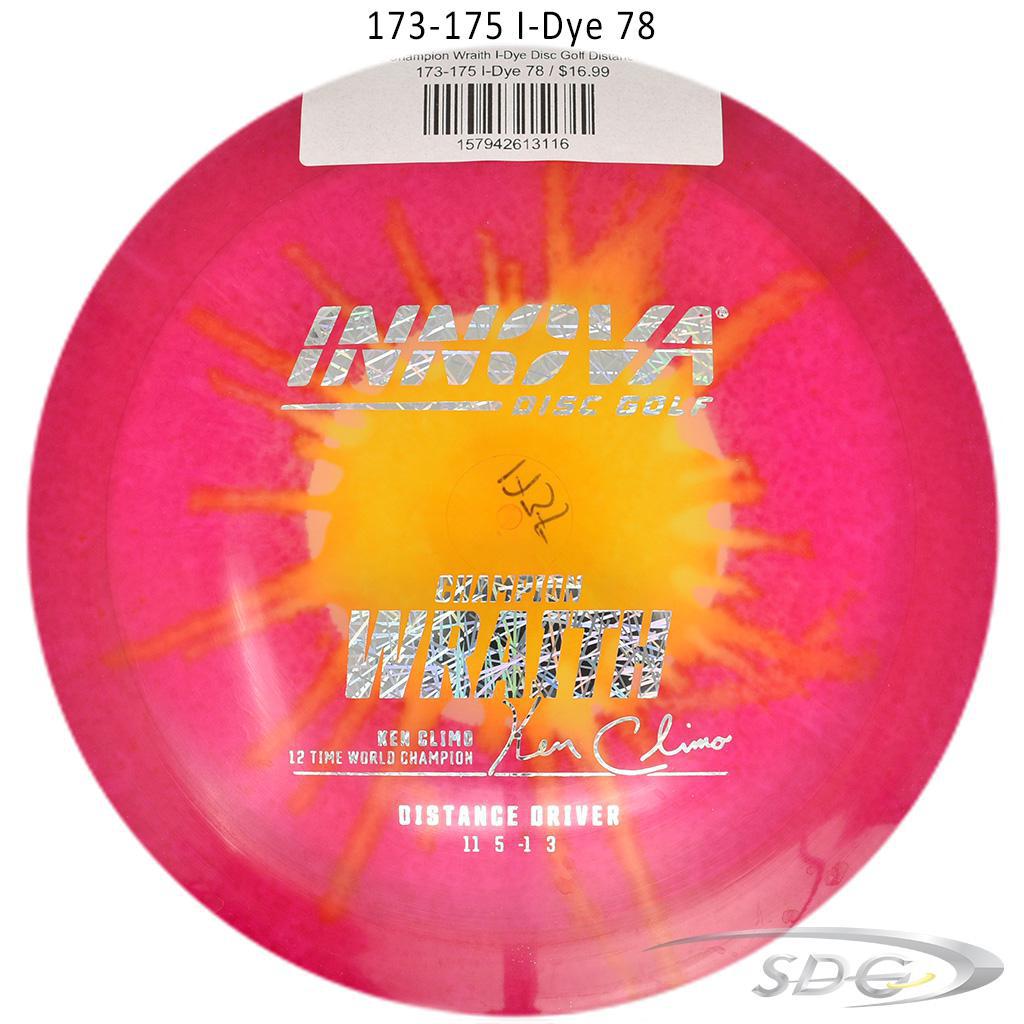 innova-champion-wraith-i-dye-disc-golf-distance-driver 173-175 I-Dye 78 