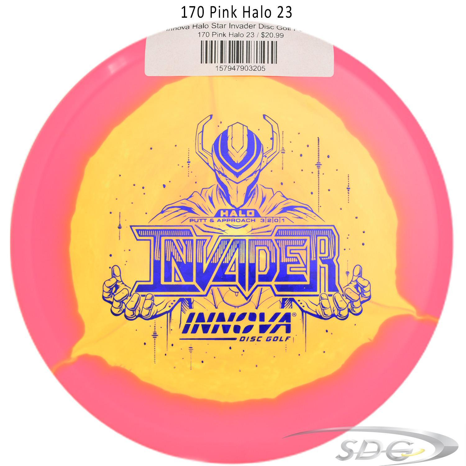 innova-halo-star-invader-disc-golf-putter 170 Pink Halo 23 