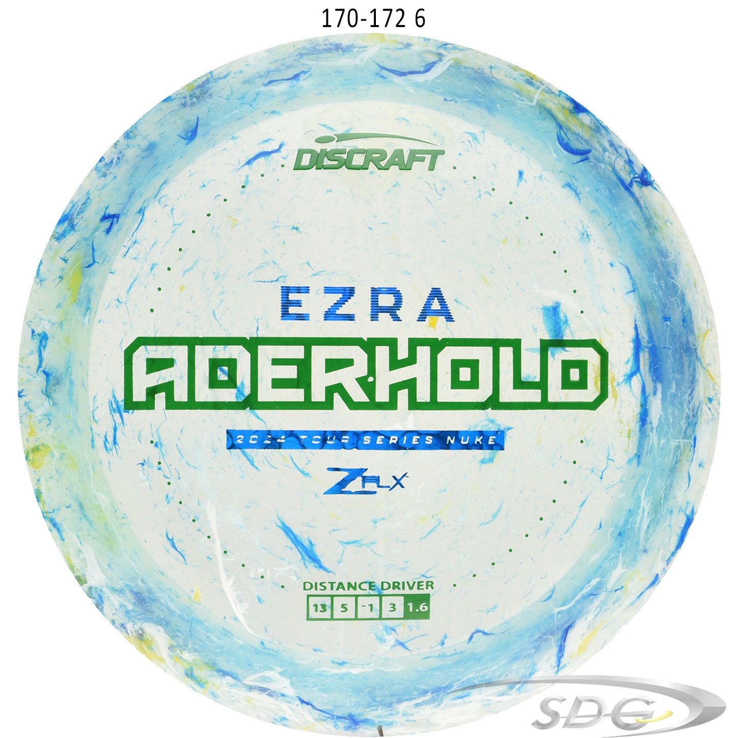 170-172 Discraft Jawbreaker Z FLX Nuke 2024 Ezra Aderhold Tour Series Disc Golf Distance Driver 6