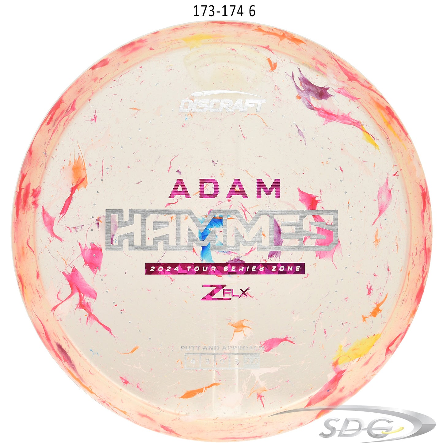 Discraft Jawbreaker Z FLX Zone 2024 Adam Hammes Tour Series Disc Golf Mid-Range