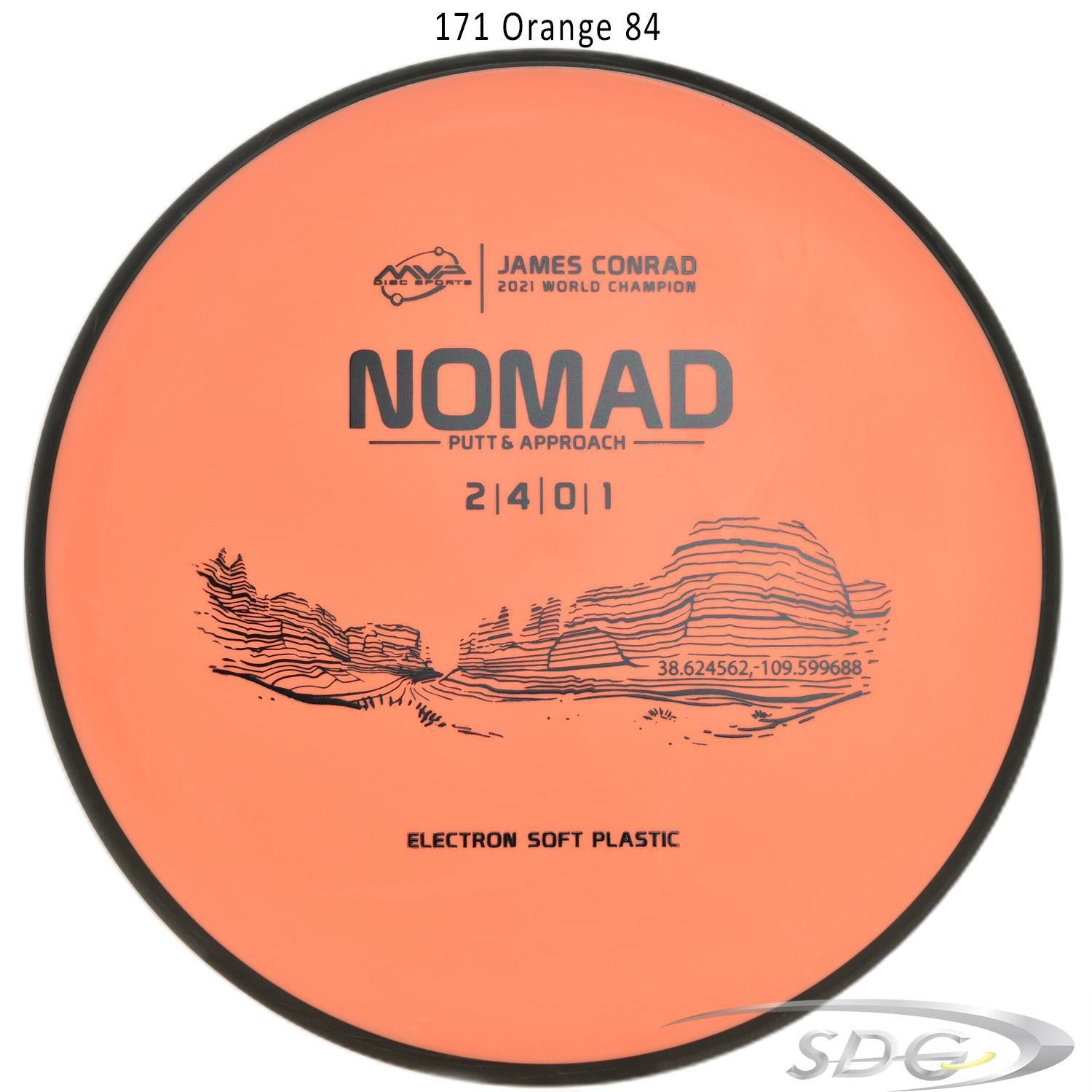 mvp-electron-nomad-soft-james-conrad-edition-disc-golf-putter-1 171 Orange 84 