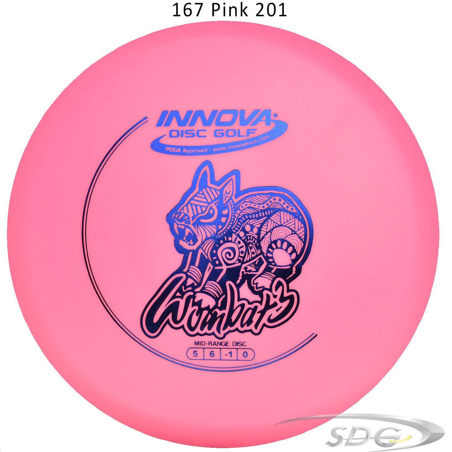 innova-dx-wombat3-disc-golf-mid-range 167 Pink 201 