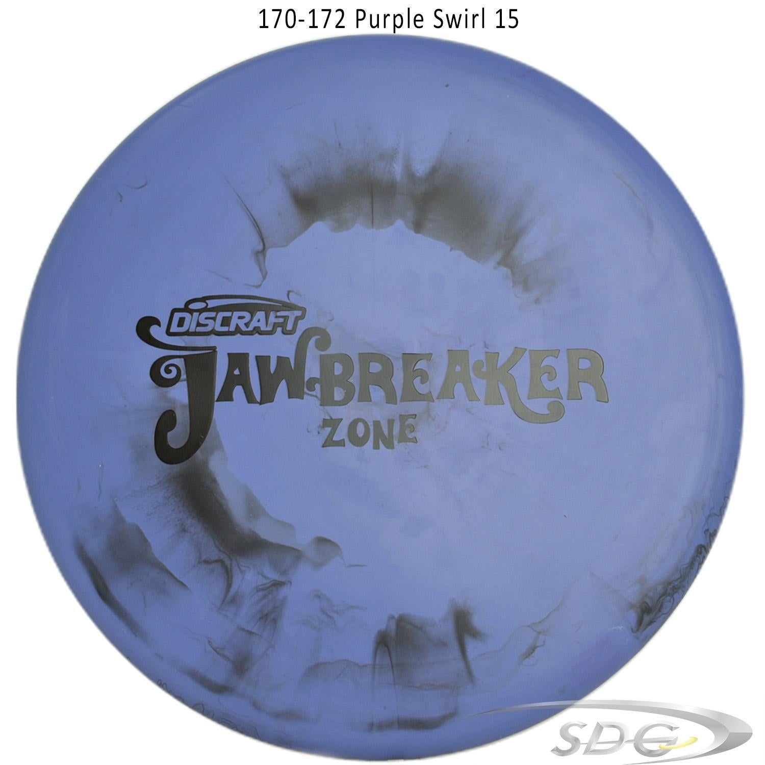 discraft-jawbreaker-zone-disc-golf-putter-172-170-weights 170-172 Purple Swirl 15 