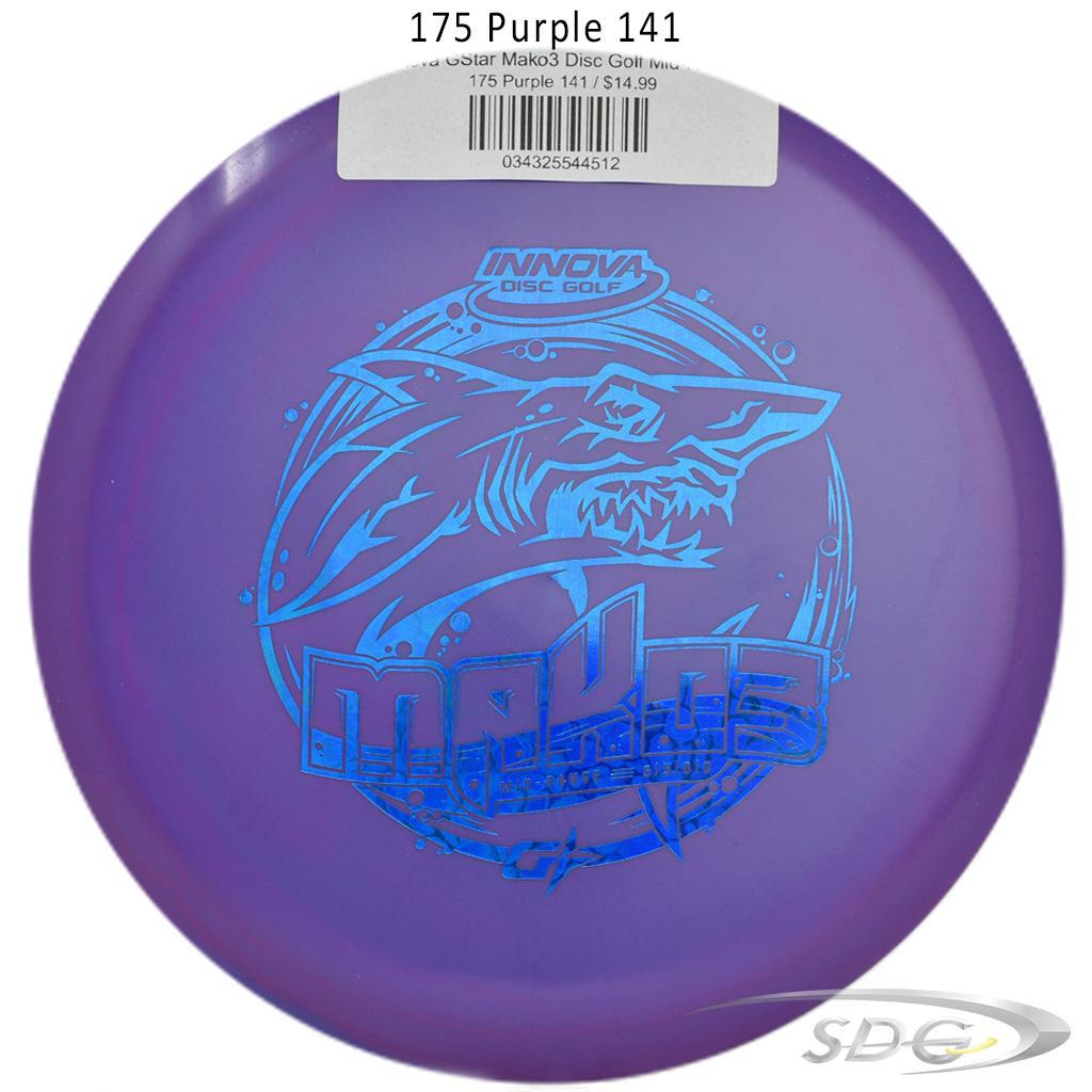 innova-gstar-mako3-disc-golf-mid-range 175 Purple 141 