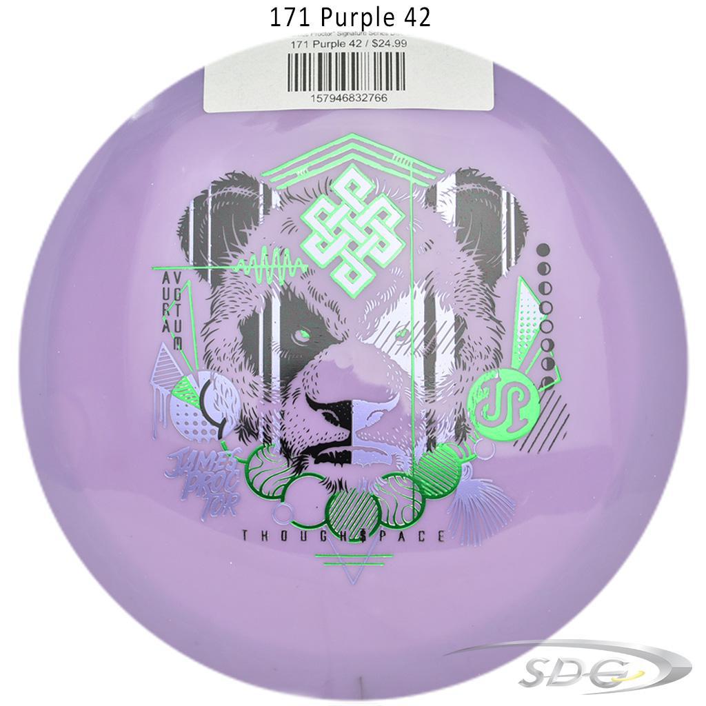 tsa-aura-votum-james-proctor-signature-series-disc-golf-fairway-driver 171 Purple 42 