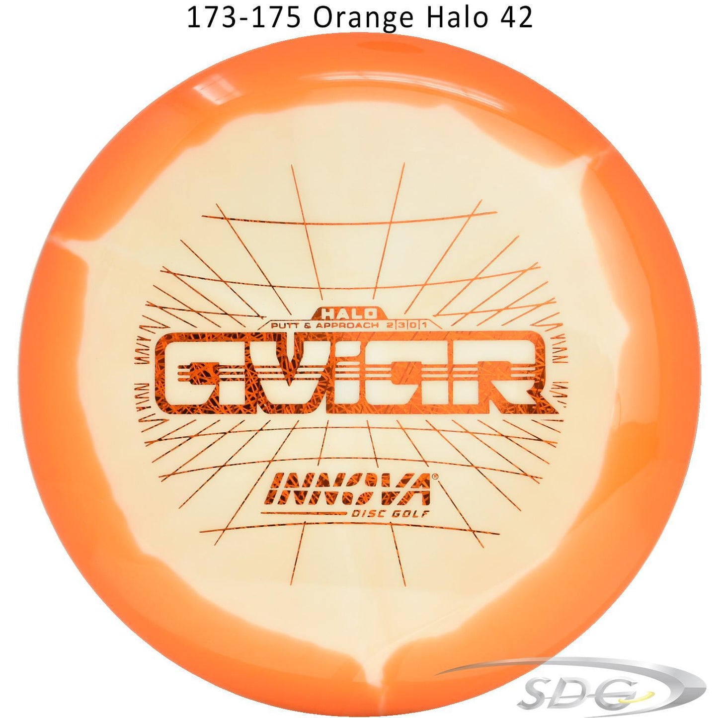 innova-halo-star-aviar-disc-golf-putter 173-175 Orange Halo 42 