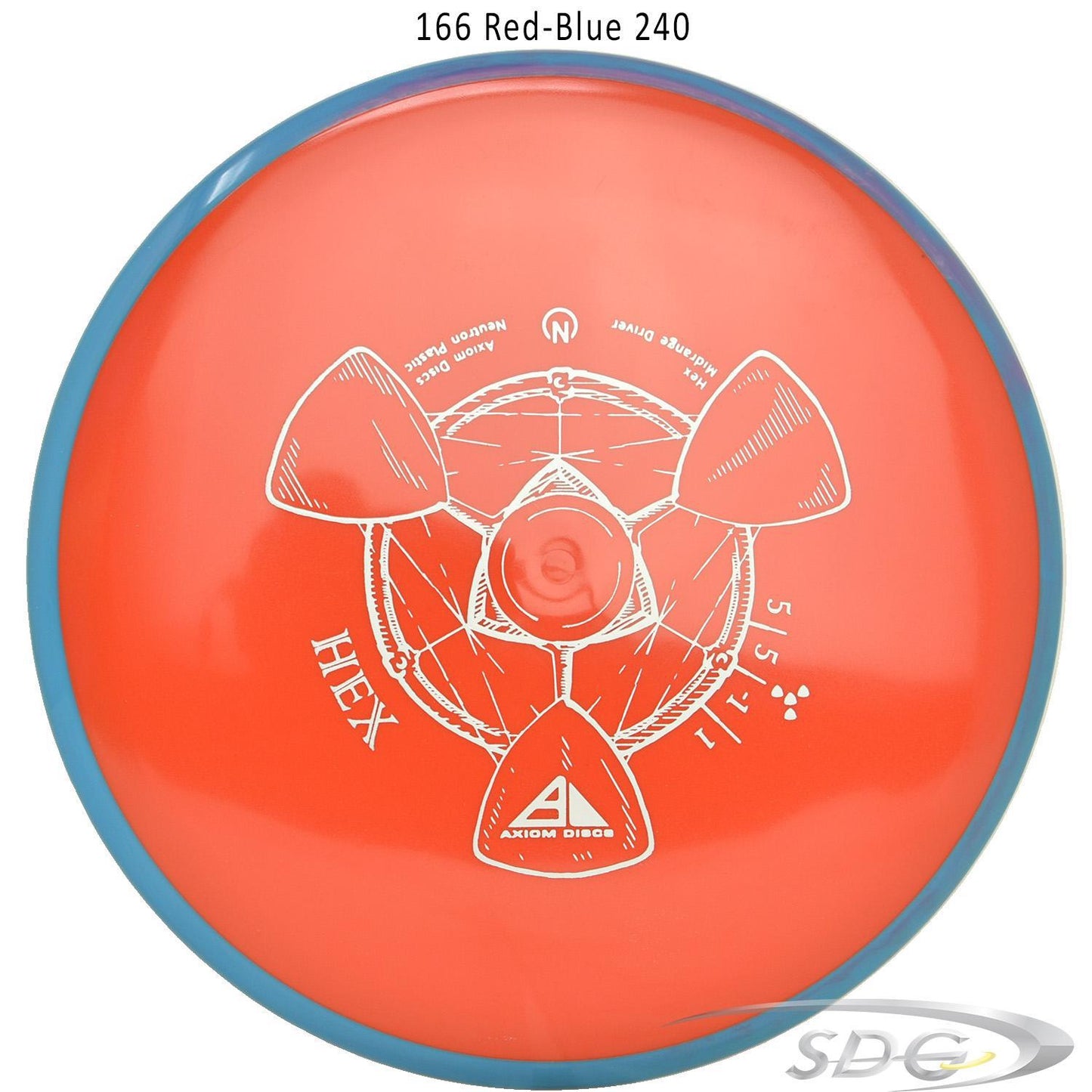 axiom-neutron-hex-disc-golf-midrange 166 Red-Blue 240