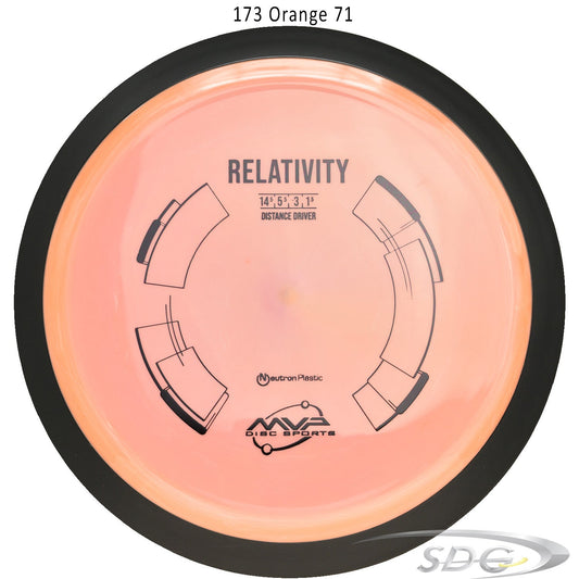 mvp-neutron-relativity-disc-golf-distance-driver 173 Orange 71 