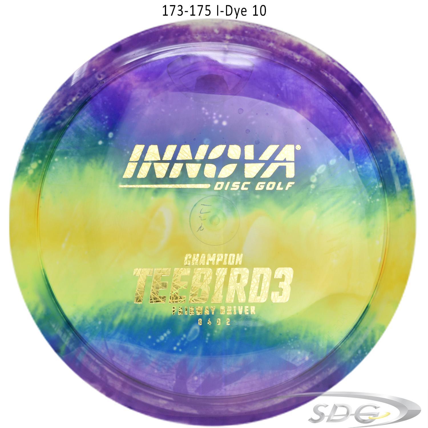 innova-champion-teebird3-i-dye-disc-golf-fairway-driver 173-175 I-Dye 10 