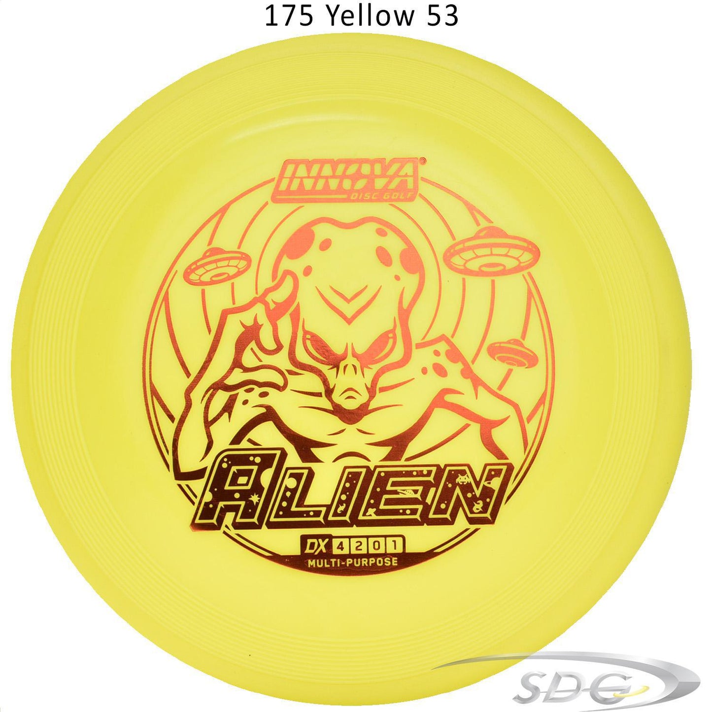 innova-dx-alien-disc-golf-mid-range 175 Yellow 53 