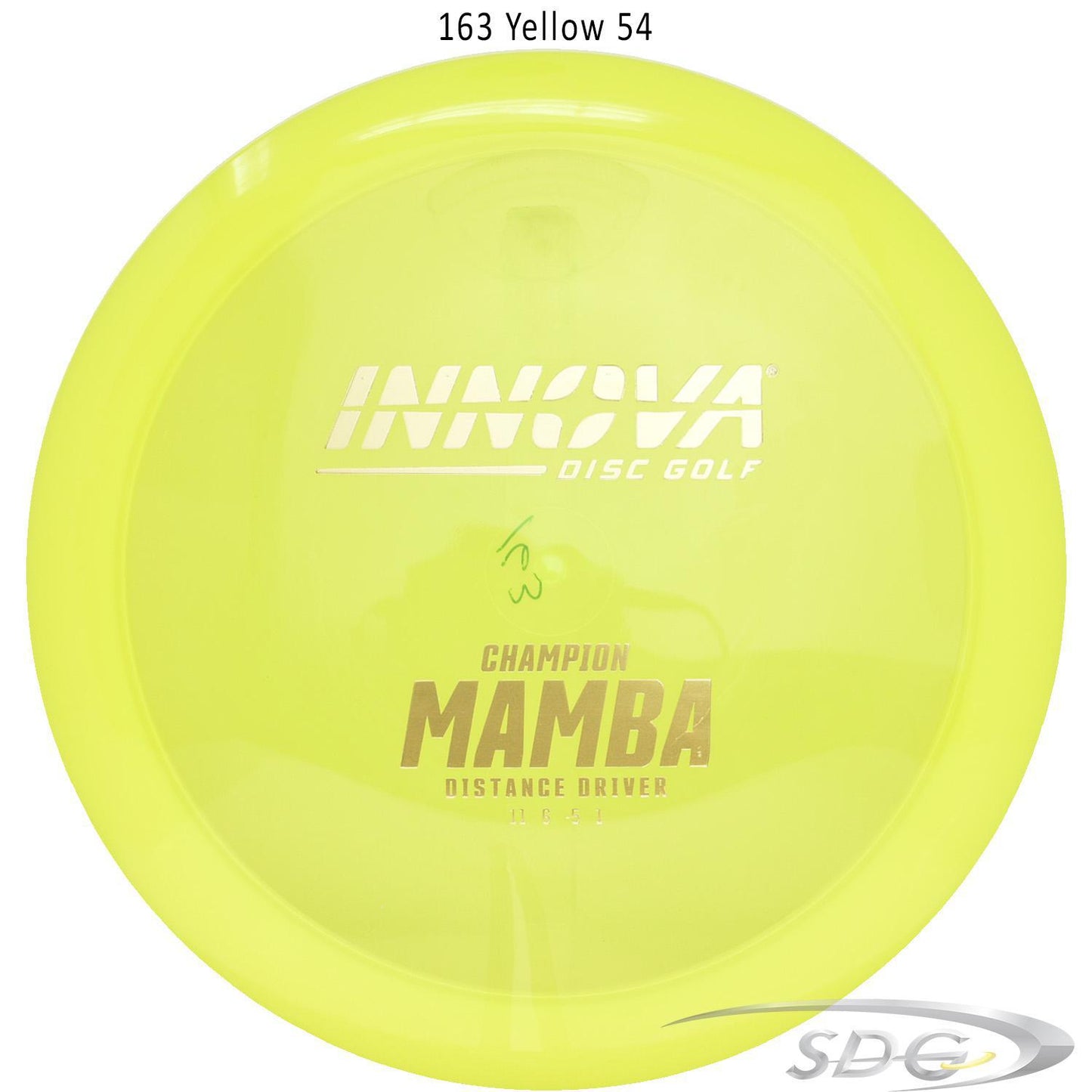 innova-champion-mamba-disc-golf-distance-driver 163 Yellow 54 