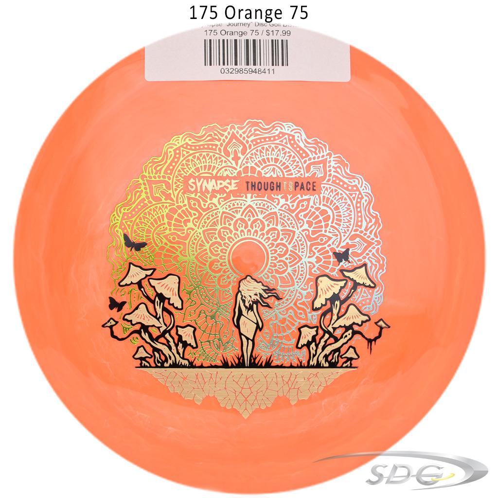 tsa-aura-synapse-journey-disc-golf-distance-driver 175 Orange 75 