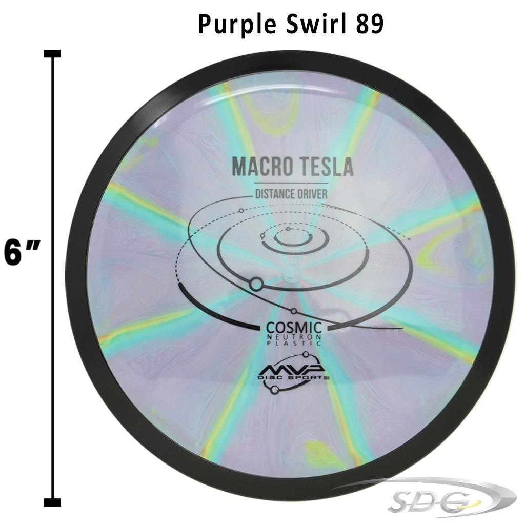 mvp-cosmic-neutron-tesla-macro-disc-golf-mini-marker Purple Swirl 89 