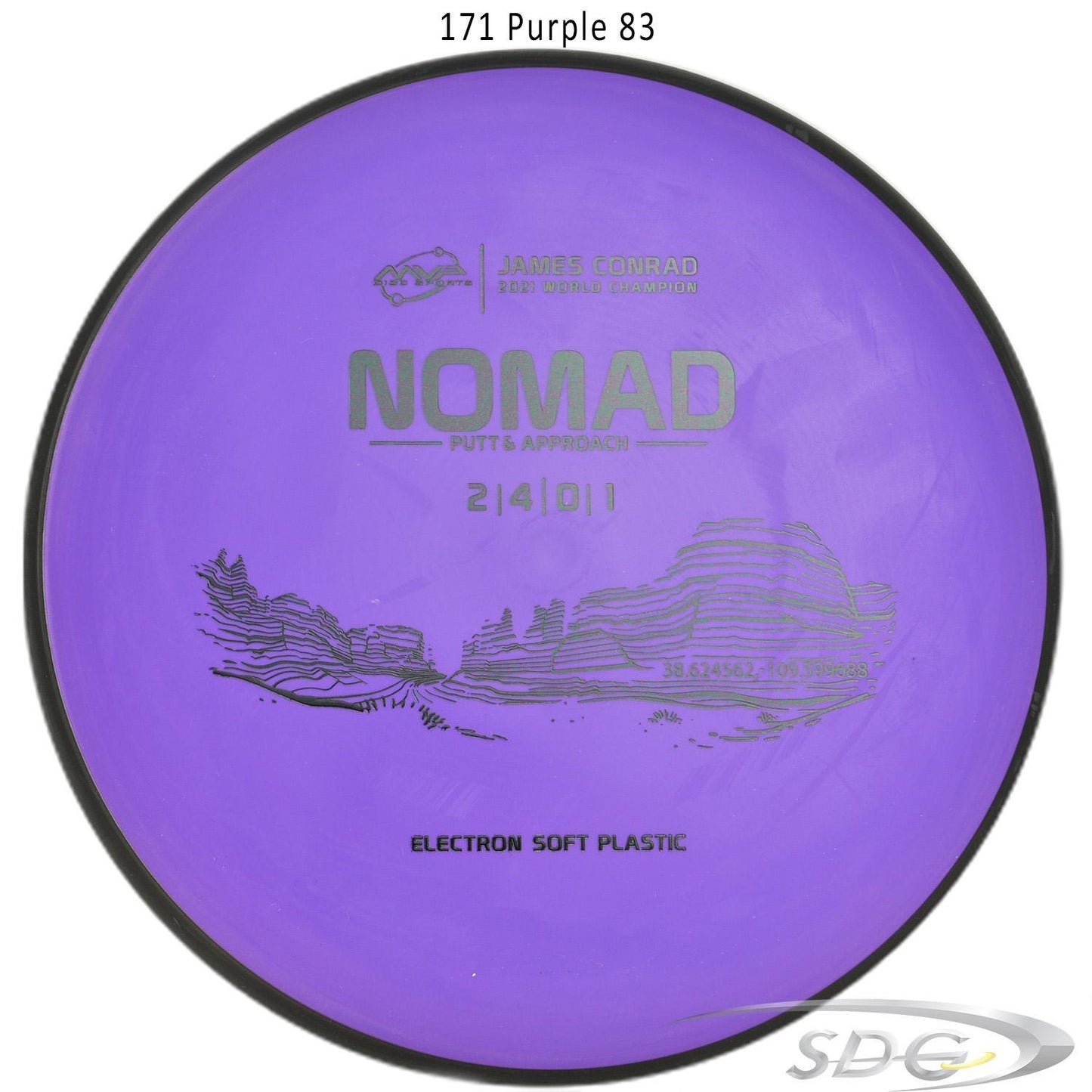 mvp-electron-nomad-soft-james-conrad-edition-disc-golf-putter-1 171 Purple 83 