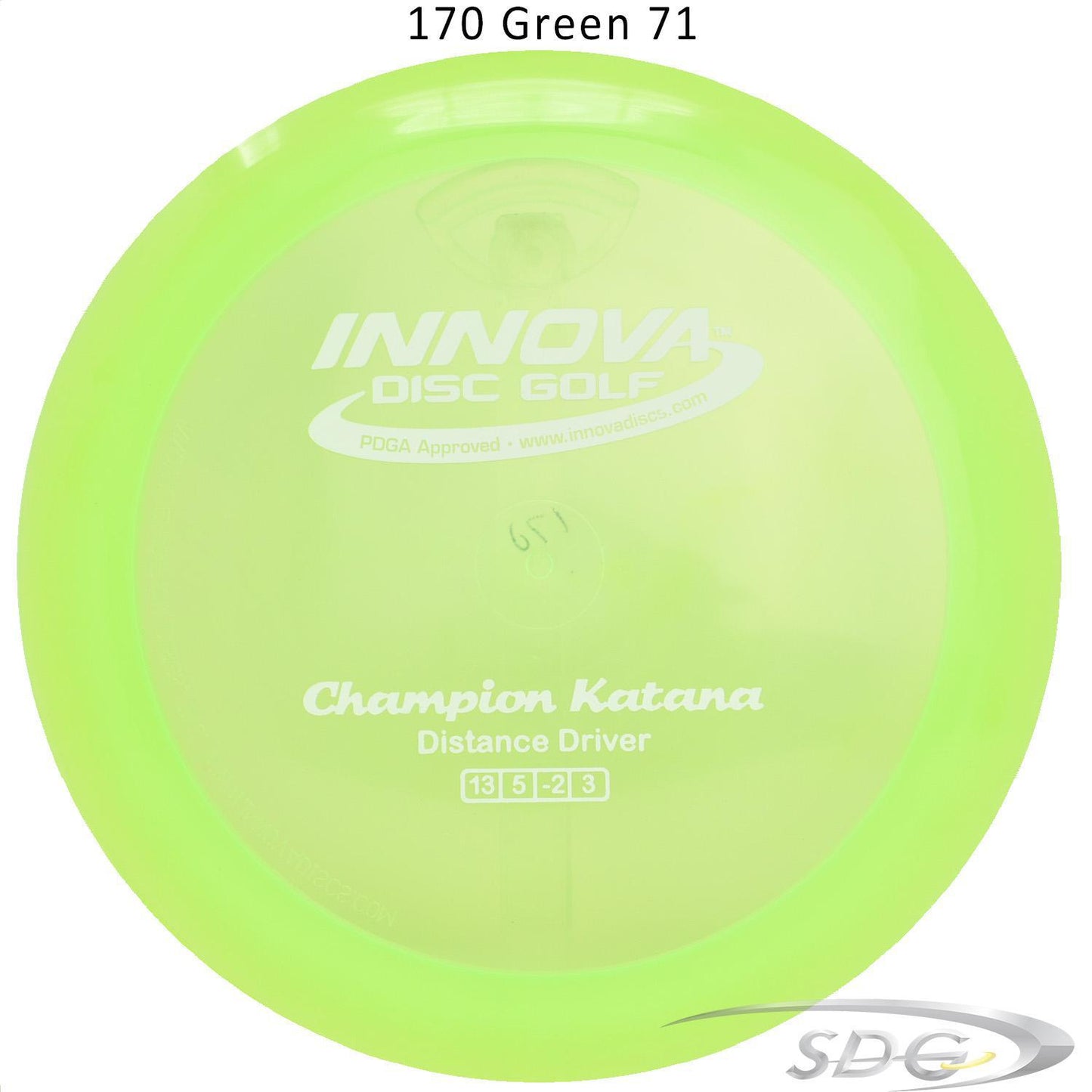 innova-champion-katana-disc-golf-distance-driver 170 Green 71 