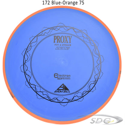 axiom-electron-proxy-soft-disc-golf-putt-approach 172 Blue-Orange 75 