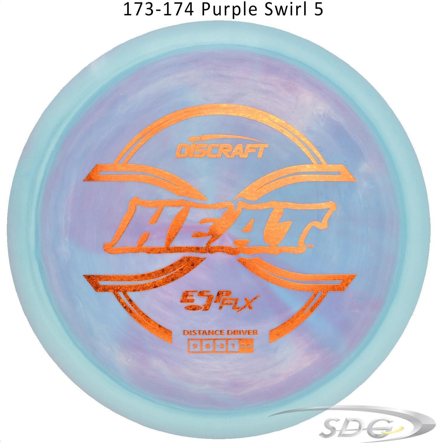 discraft-esp-flx-heat-dis-golf-distance-driver 173-174 Purple Swirl 5 