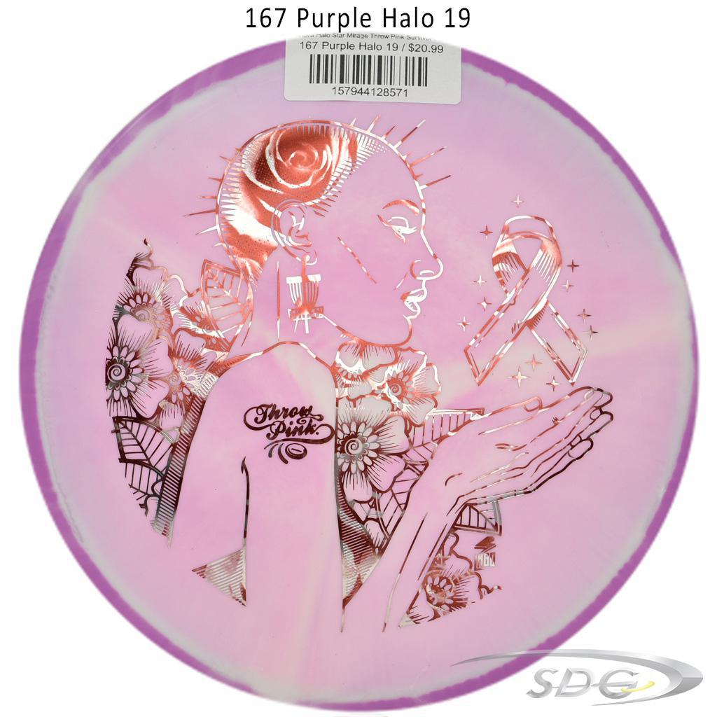 innova-halo-star-mirage-throw-pink-survivor-disc-golf-putter 167 Purple Halo 19 