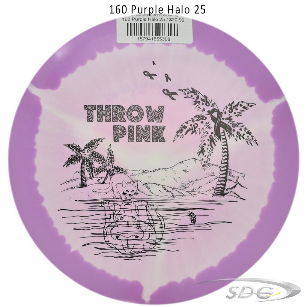 innova-halo-star-mirage-throw-pink-courage-disc-golf-putter 160 Purple Halo 25 