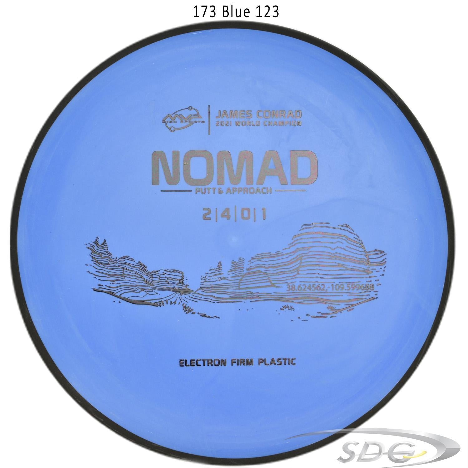 mvp-electron-nomad-firm-james-conrad-edition-disc-golf-putter 173 Blue 123 