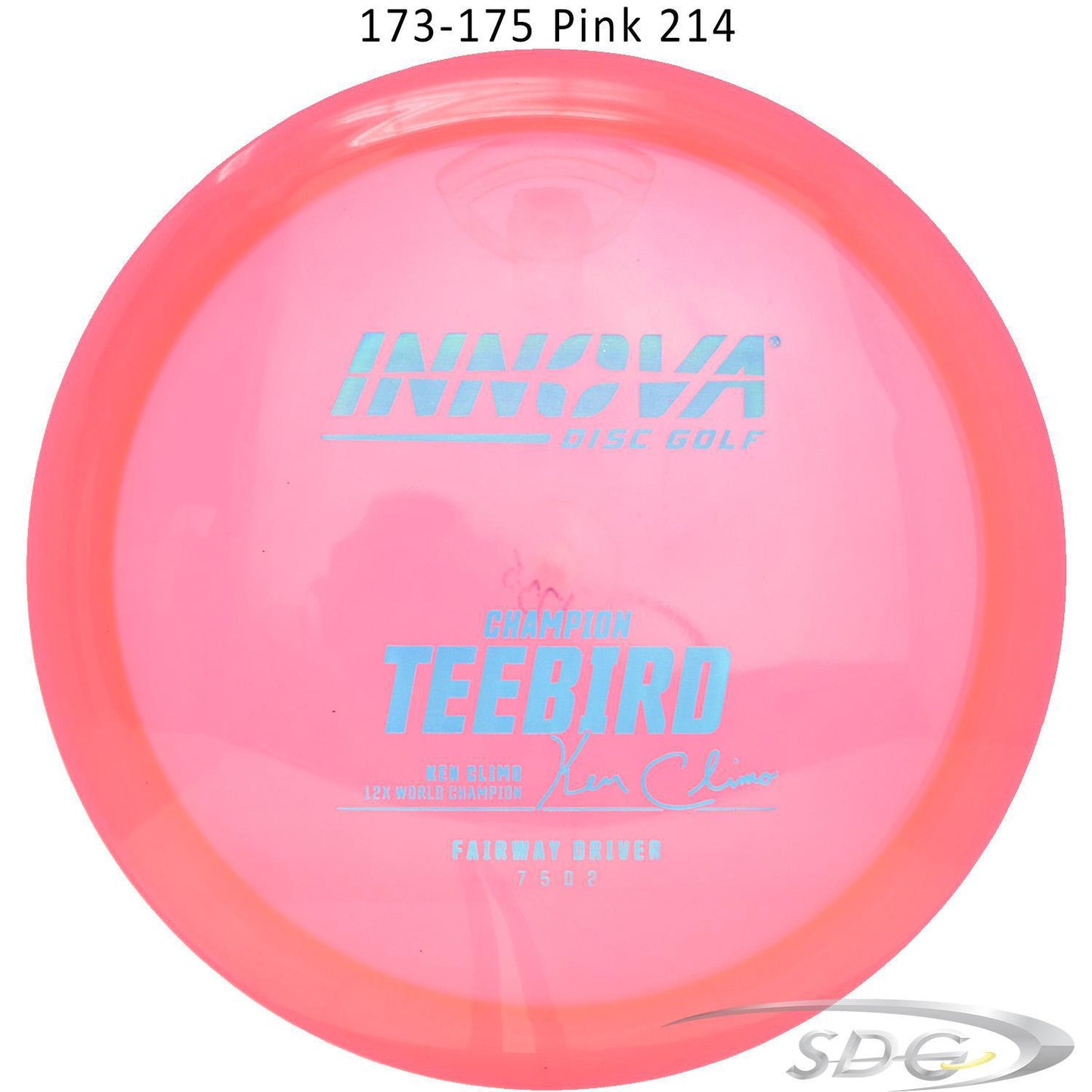 innova-champion-teebird-disc-golf-fairway-driver 173-175 Pink 214 