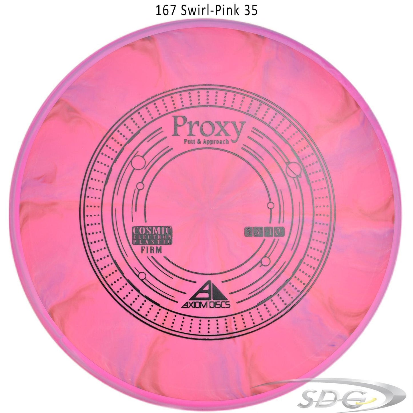 axiom-cosmic-electron-proxy-firm-disc-golf-putt-approach 167 Swirl-Pink 35 