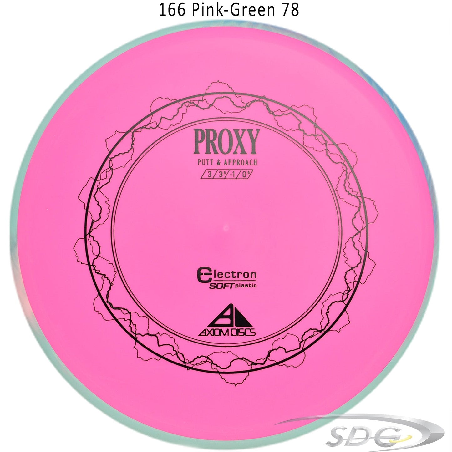 axiom-electron-proxy-soft-disc-golf-putt-approach 166 Pink-Green 78 