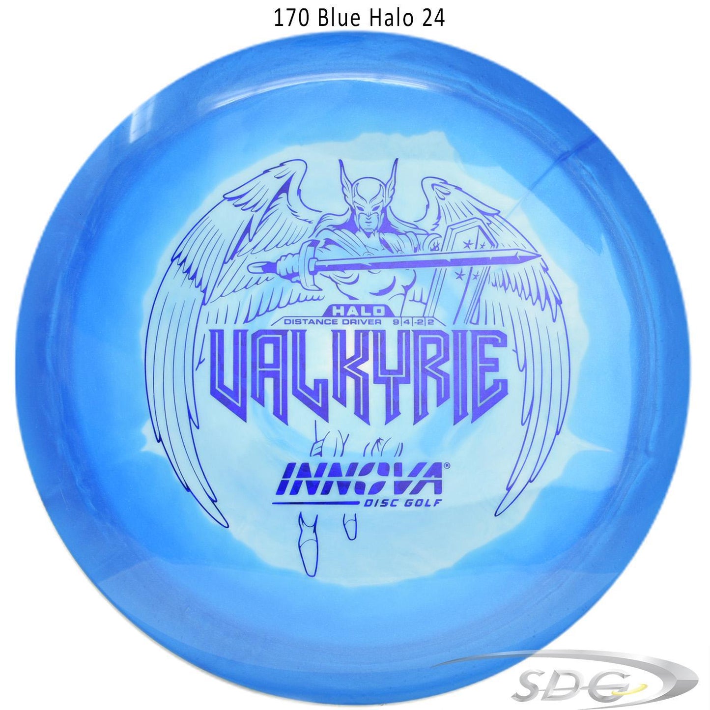 innova-halo-star-valkyrie-disc-golf-distance-driver 170 Blue Halo 24 