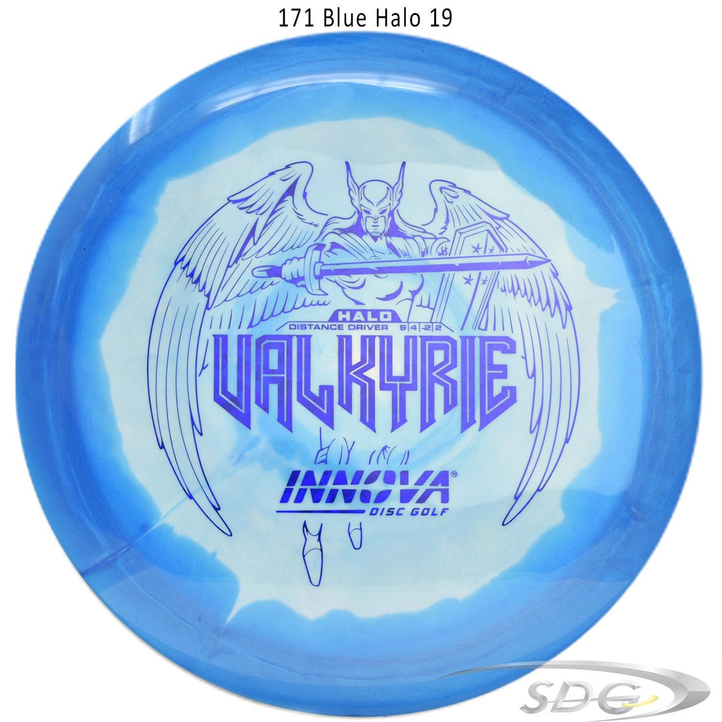 innova-halo-star-valkyrie-disc-golf-distance-driver 171 Blue Halo 19 