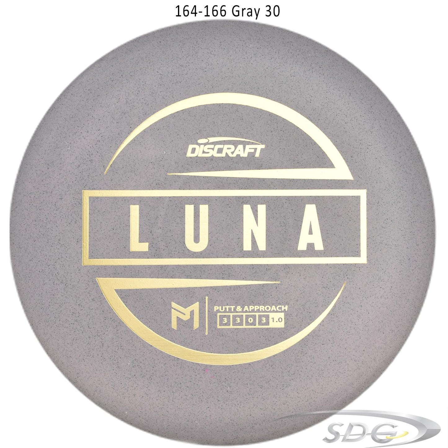 discraft-jawbreaker-rubber-blend-luna-paul-mcbeth-signature-disc-golf-putter 164-166 Gray 30