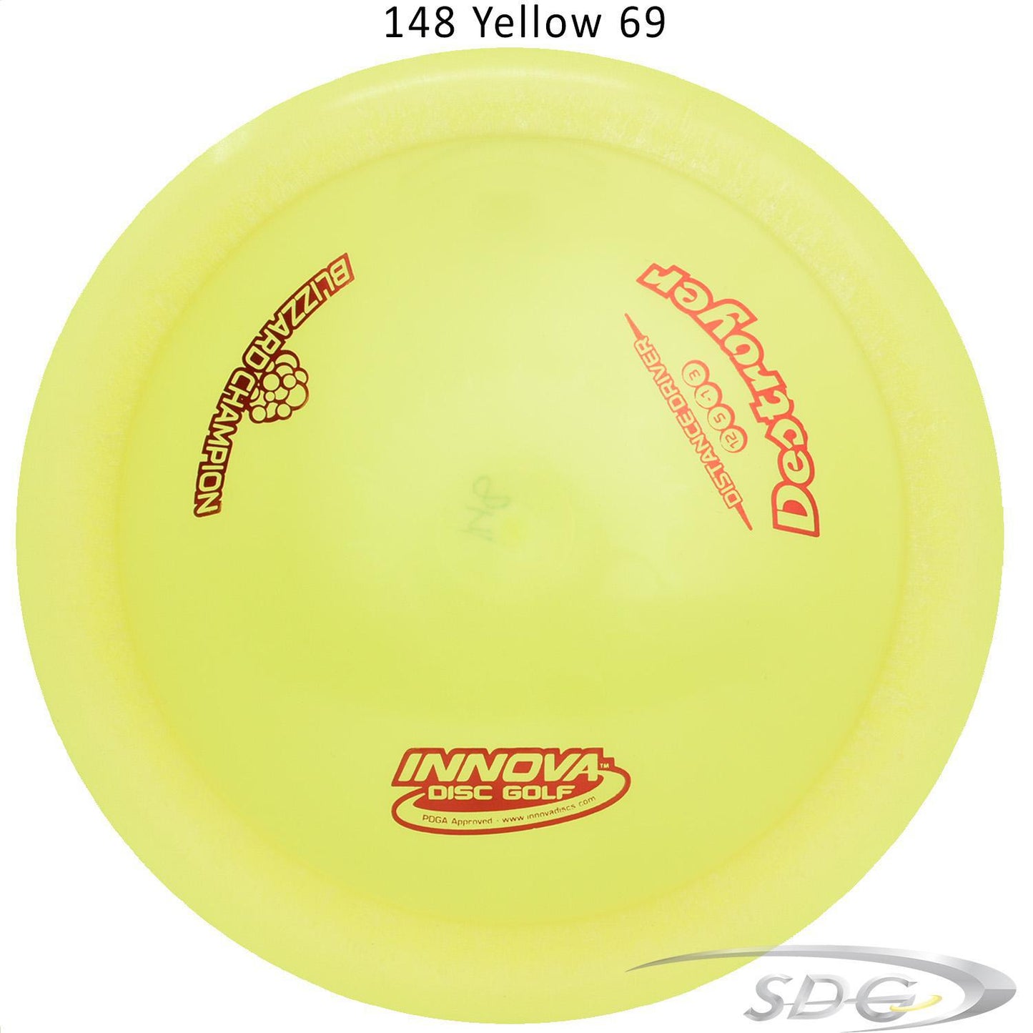 innova-blizzard-champion-destroyer-disc-golf-distance-driver 148 Yellow 69 