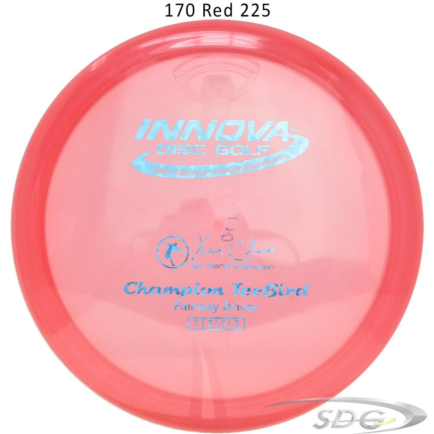 innova-champion-teebird-disc-golf-fairway-driver 170 Red 225 