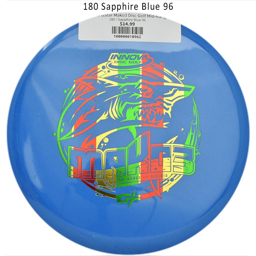 innova-gstar-mako3-disc-golf-mid-range 180 Sapphire Blue 96 
