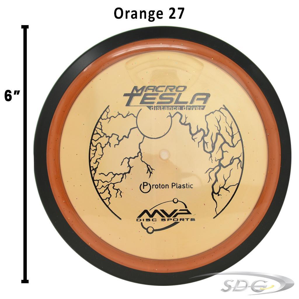 mvp-proton-tesla-macro-disc-golf-mini-marker Orange 27 