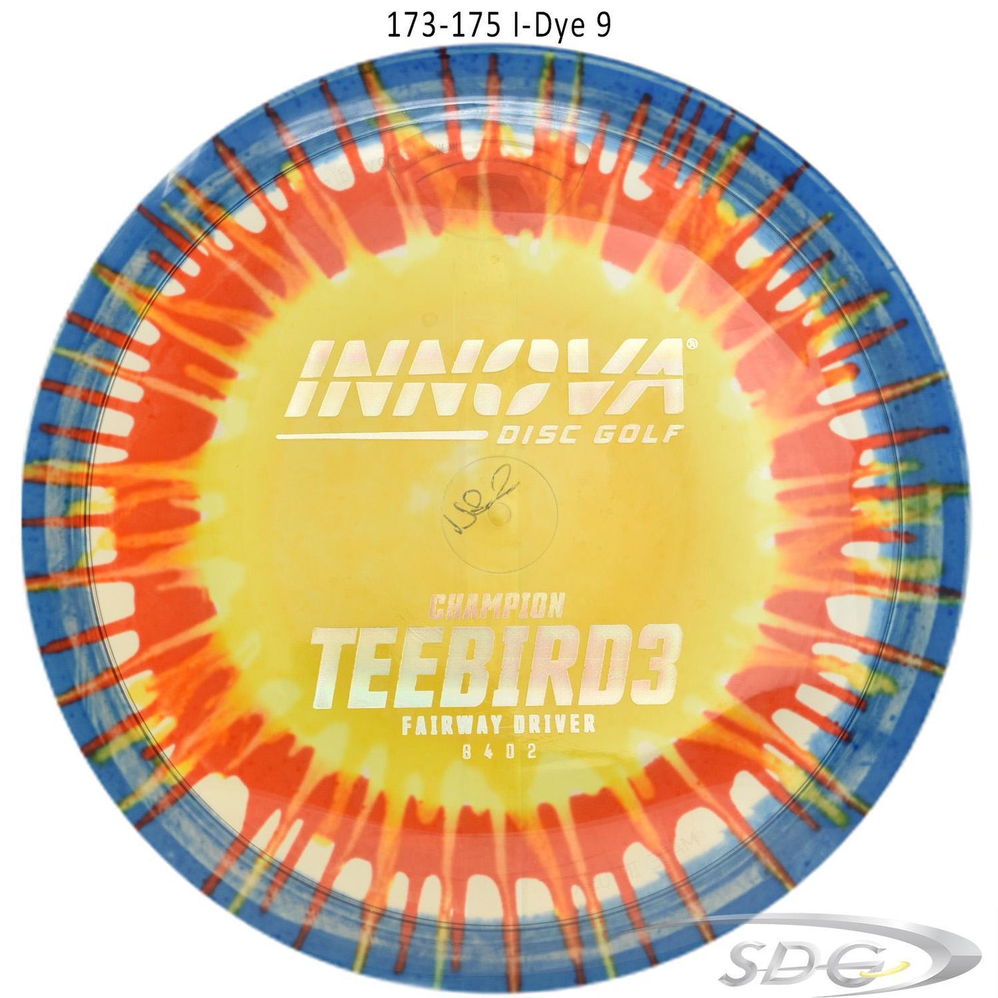 innova-champion-teebird3-i-dye-disc-golf-fairway-driver 173-175 I-Dye 9 
