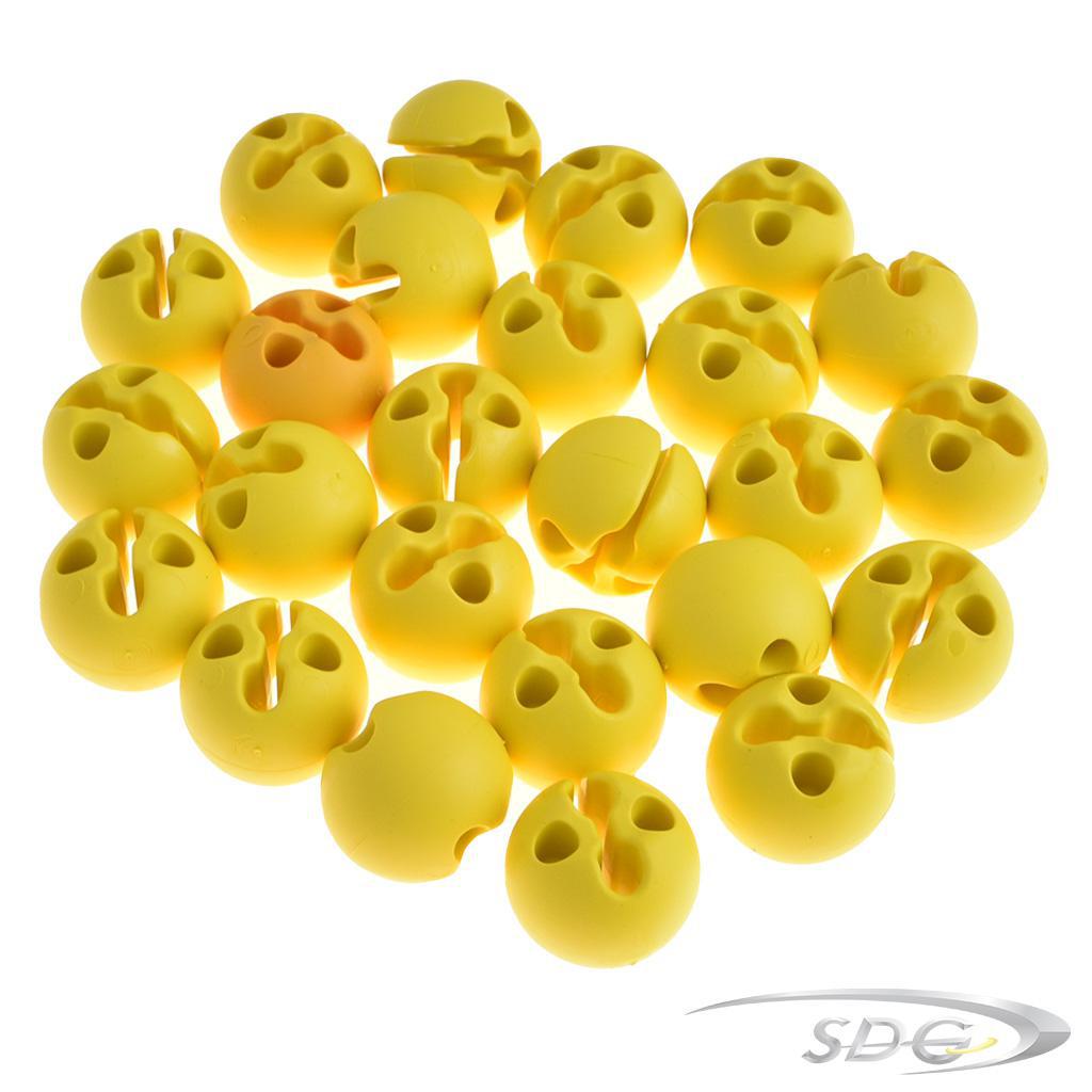 Collection of Disc Dots Putting Aid Target in Canyon Yellow Color