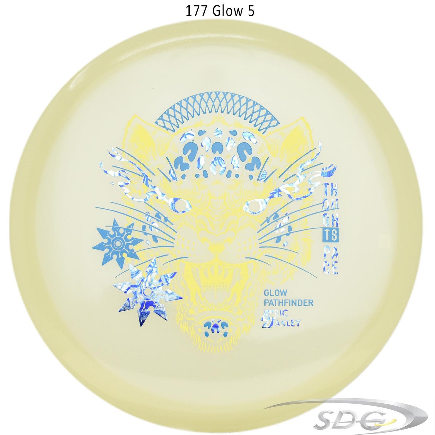 tsa-glow-pathfinder-eric-oakley-snow-leopard-disc-golf-mid-range 177 Glow 5 