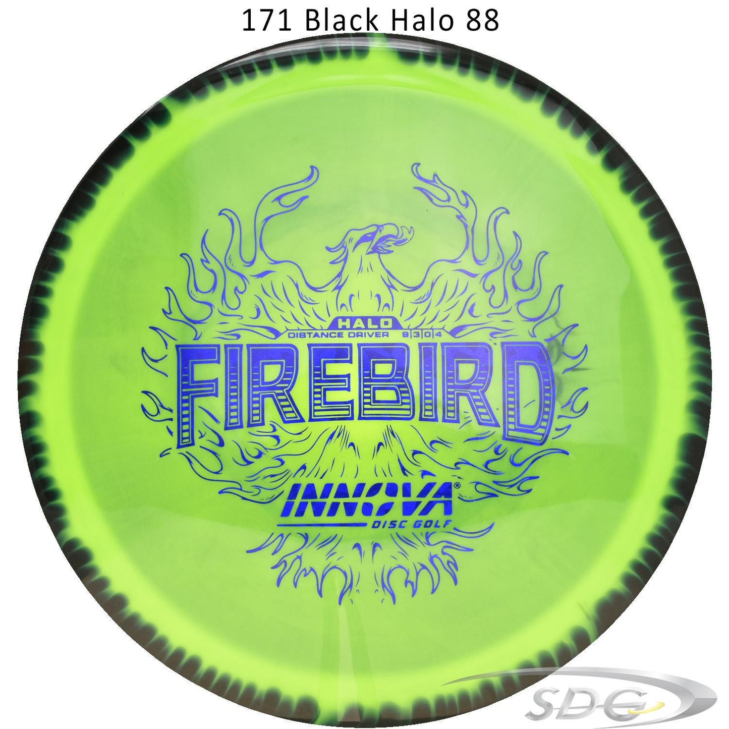 innova-halo-star-firebird-disc-golf-distance-driver 171 Black Halo 88 