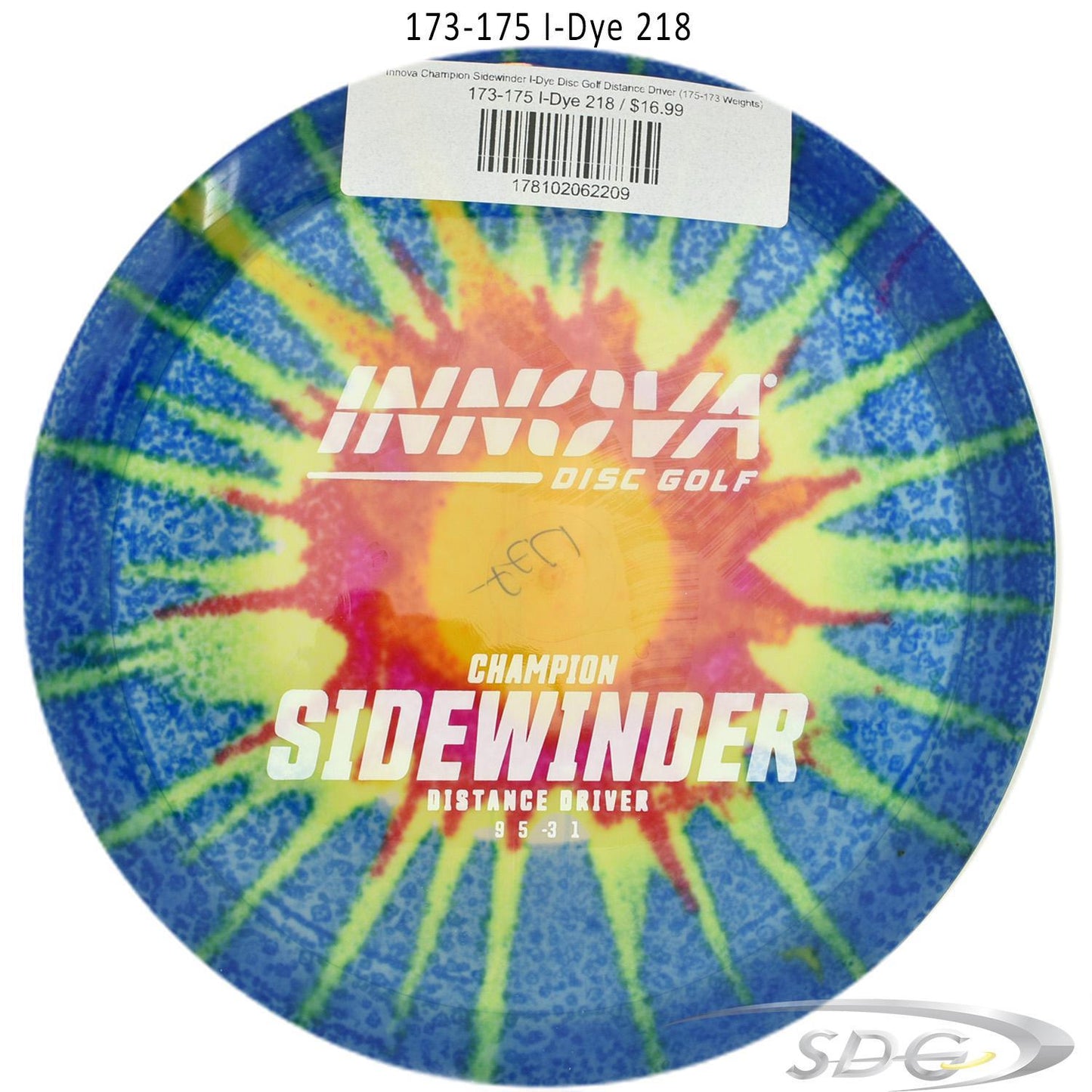 innova-champion-sidewinder-i-dye-disc-golf-distance-driver 173-175 I-Dye 218 