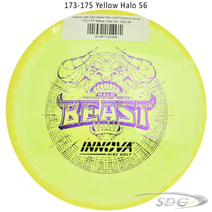 innova-halo-star-beast-disc-golf-distance-driver 173-175 Yellow Halo 56