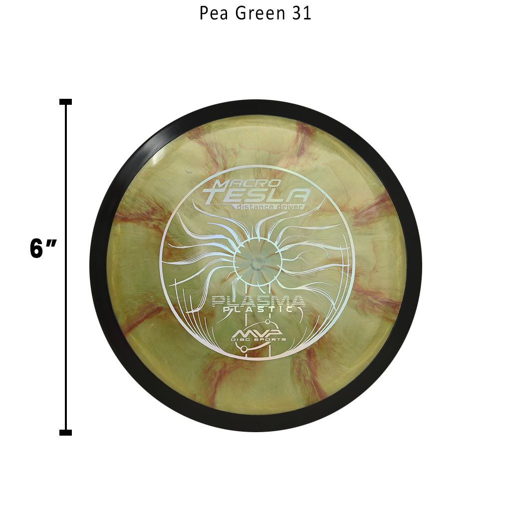 mvp-plasma-tesla-macro-disc-golf-mini-marker Pea Green 31 