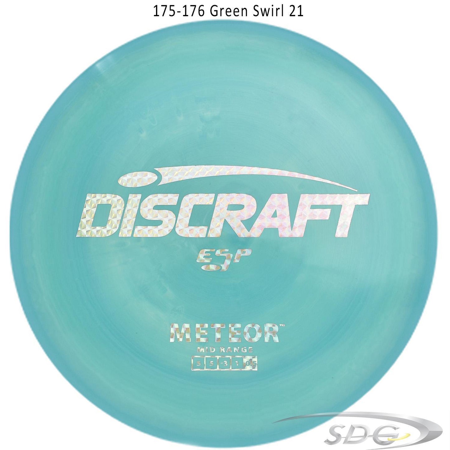 discraft-esp-meteor-disc-golf-mid-range 175-176 Green Swirl 21