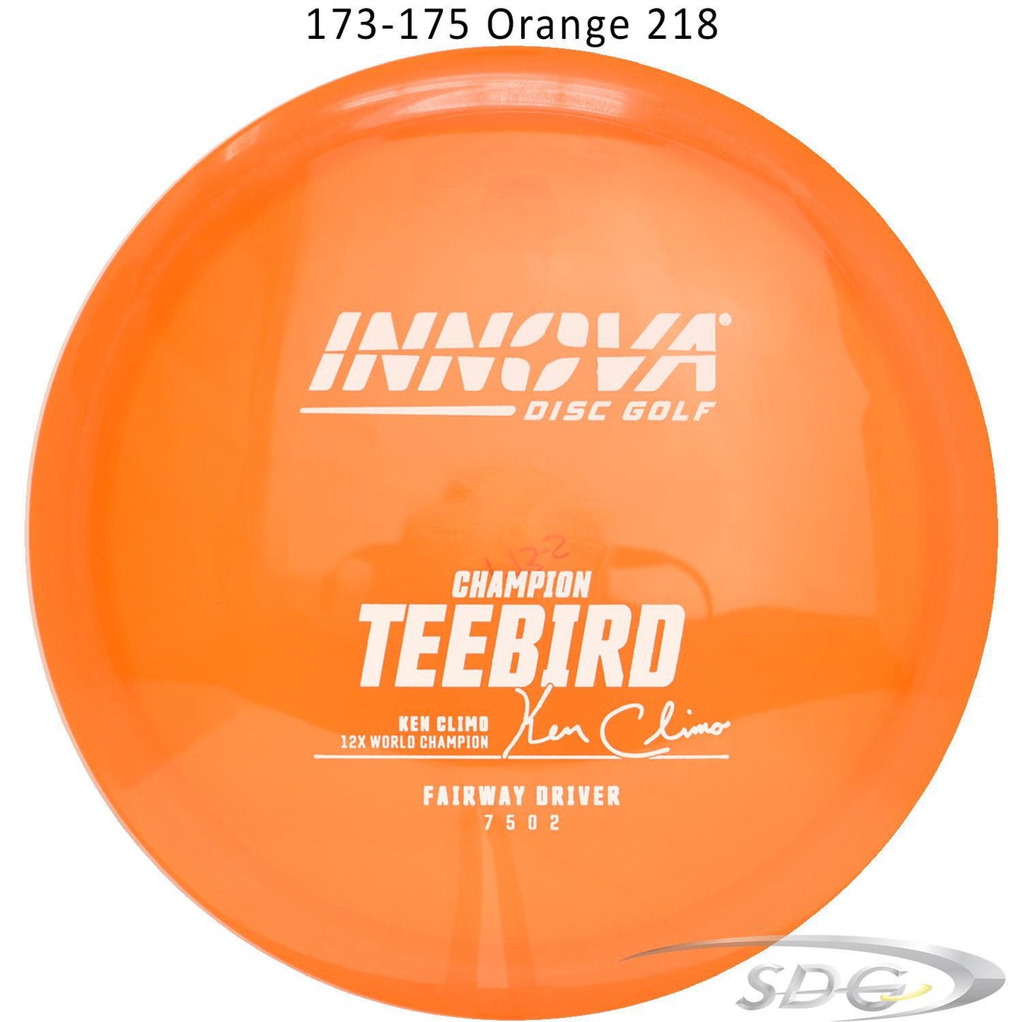 innova-champion-teebird-disc-golf-fairway-driver 173-175 Orange 218 