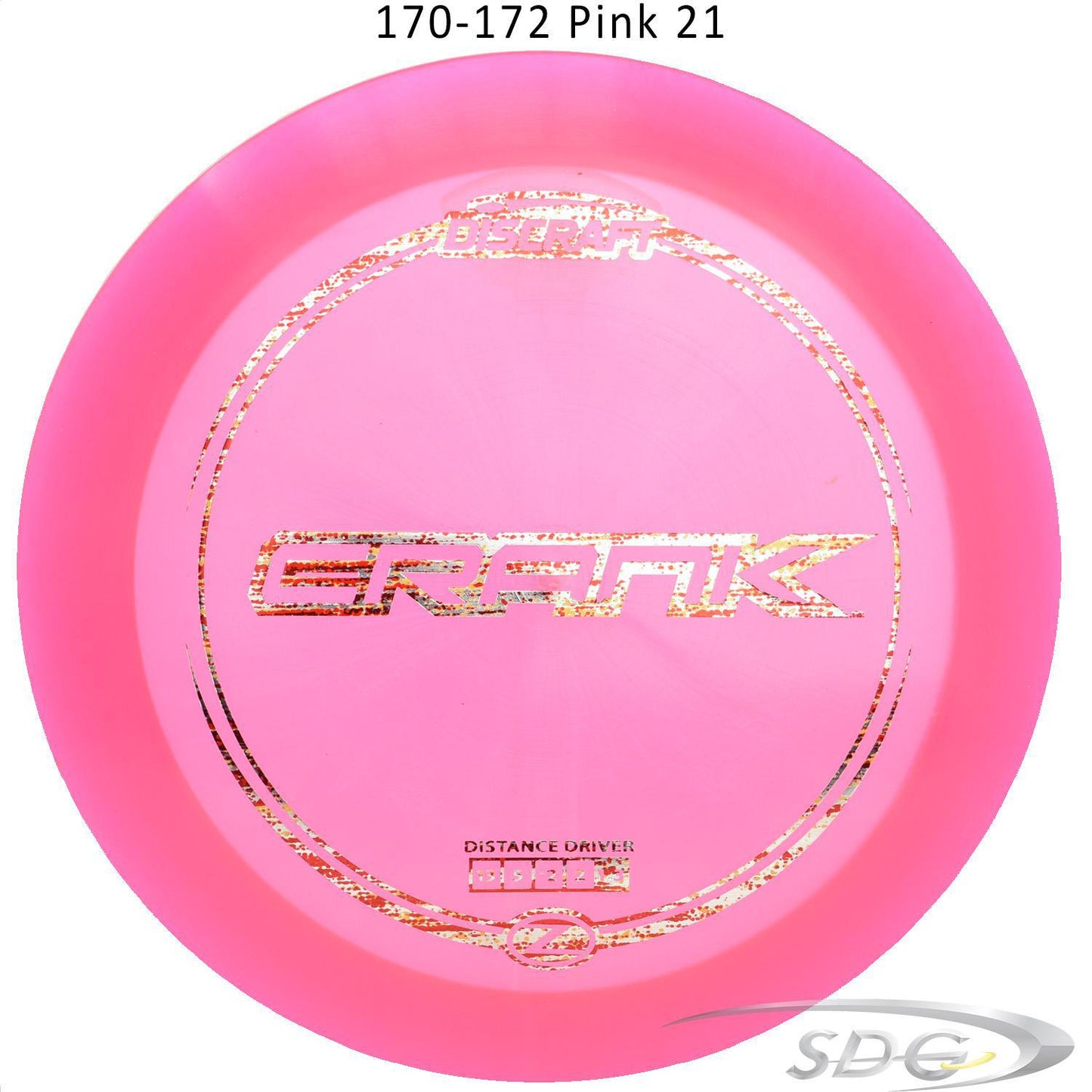 discraft-z-line-crank-disc-golf-distance-driver 170-172 Pink 21