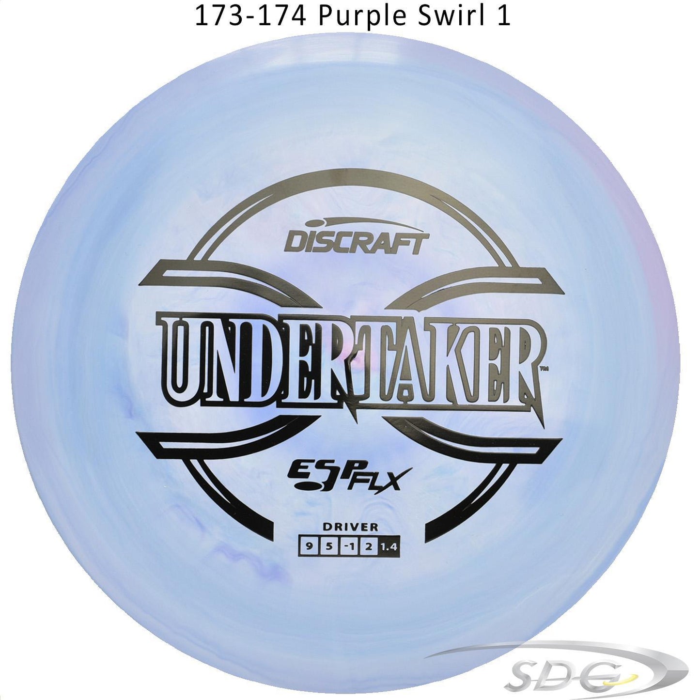 discraft-esp-flx-undertaker-disc-golf-distance-driver 173-174 Purple Swirl 1 