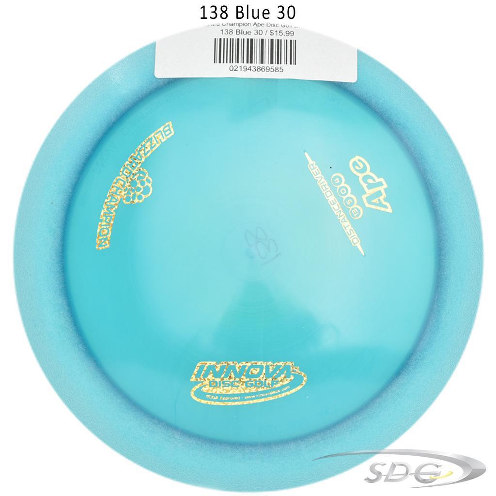 innova-blizzard-champion-ape-disc-golf-distance-driver 138 Blue 30