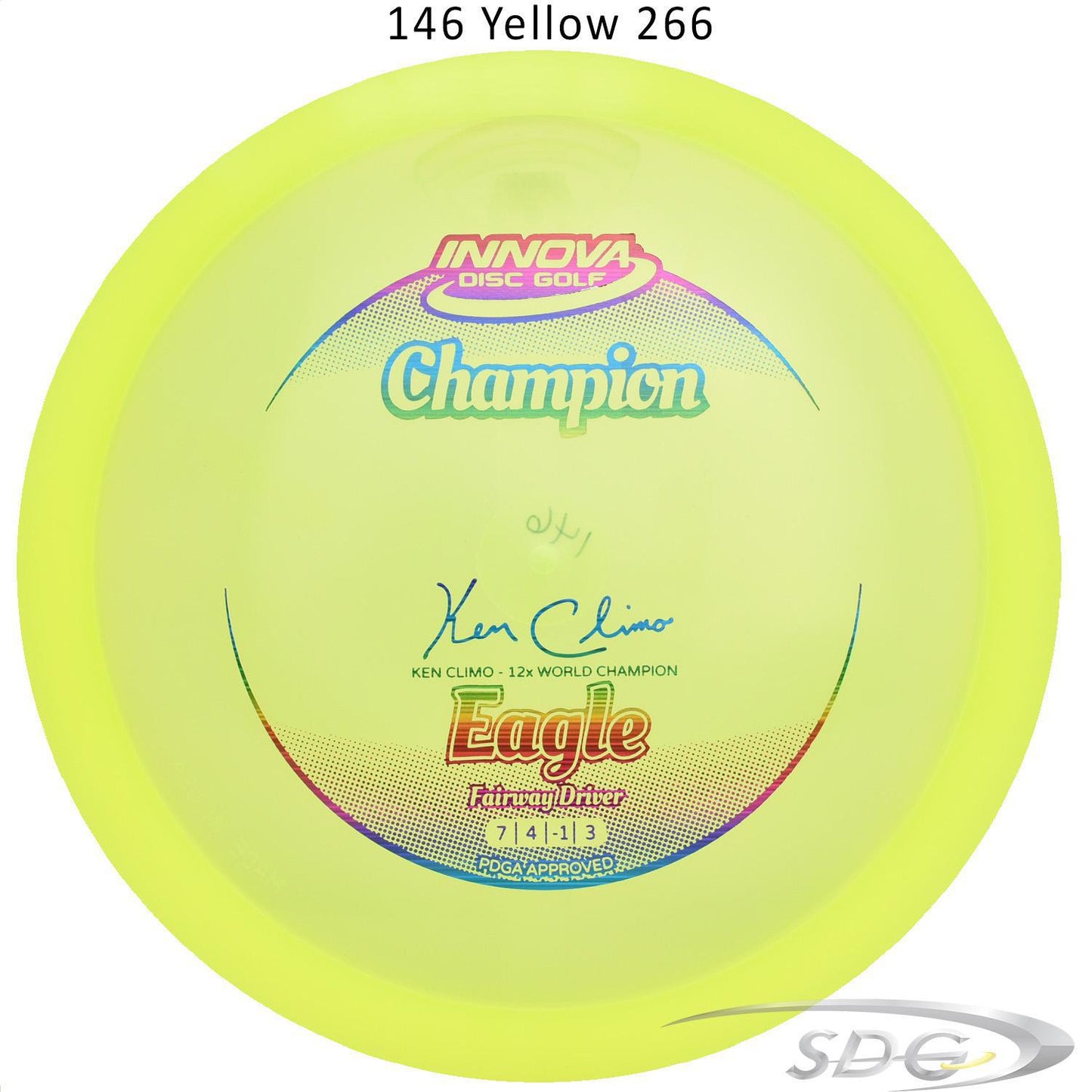 innova-champion-eagle-disc-golf-fairway-driver 146 Yellow 266 
